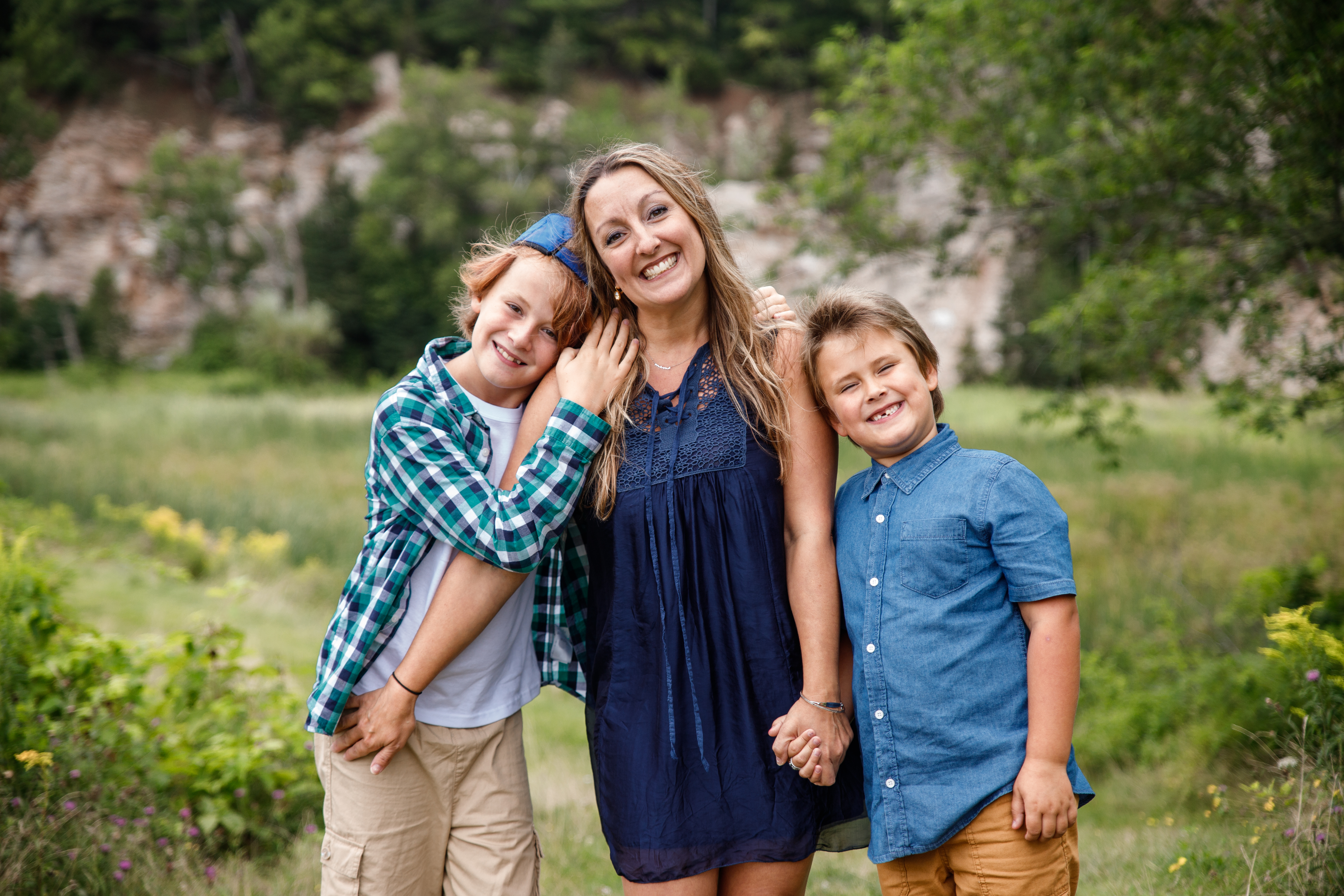 Amy Rockwell and her family
