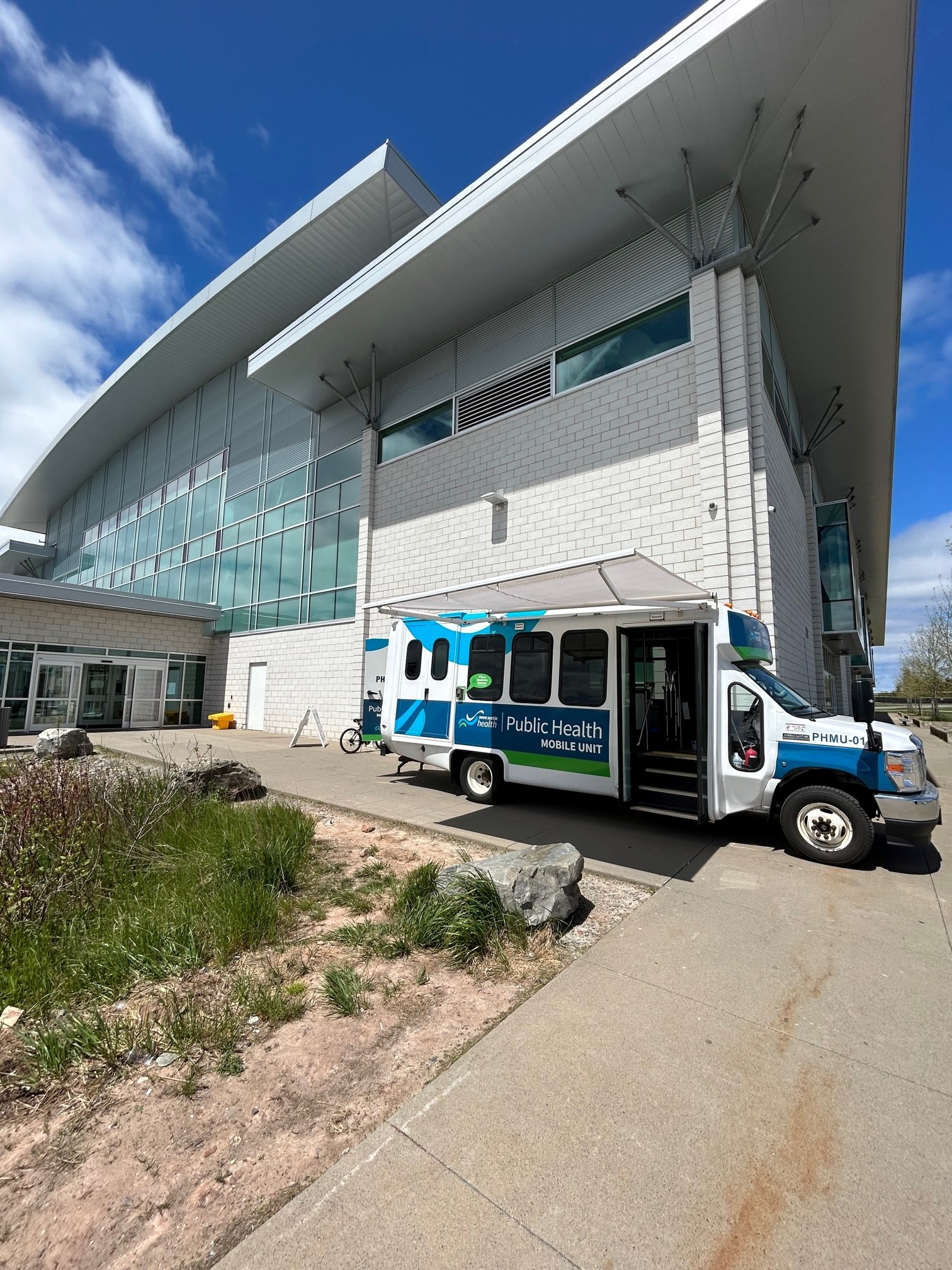 A photo of one of the mobile care clinics.