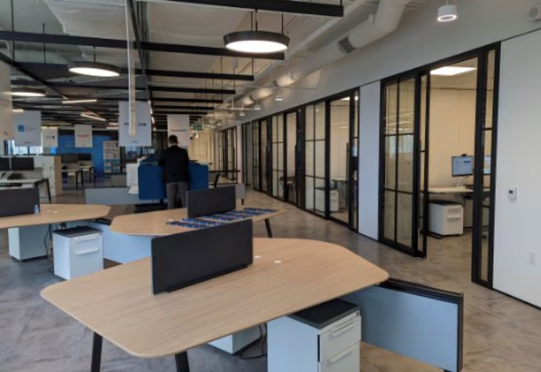 A photo of the Health Innovation Hub's new physical space