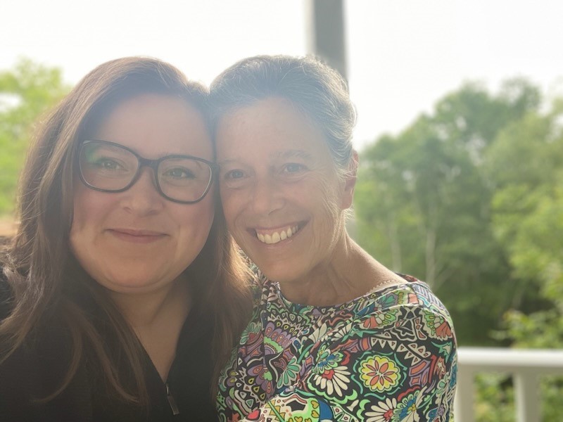 Margaret and her mother Maureen 