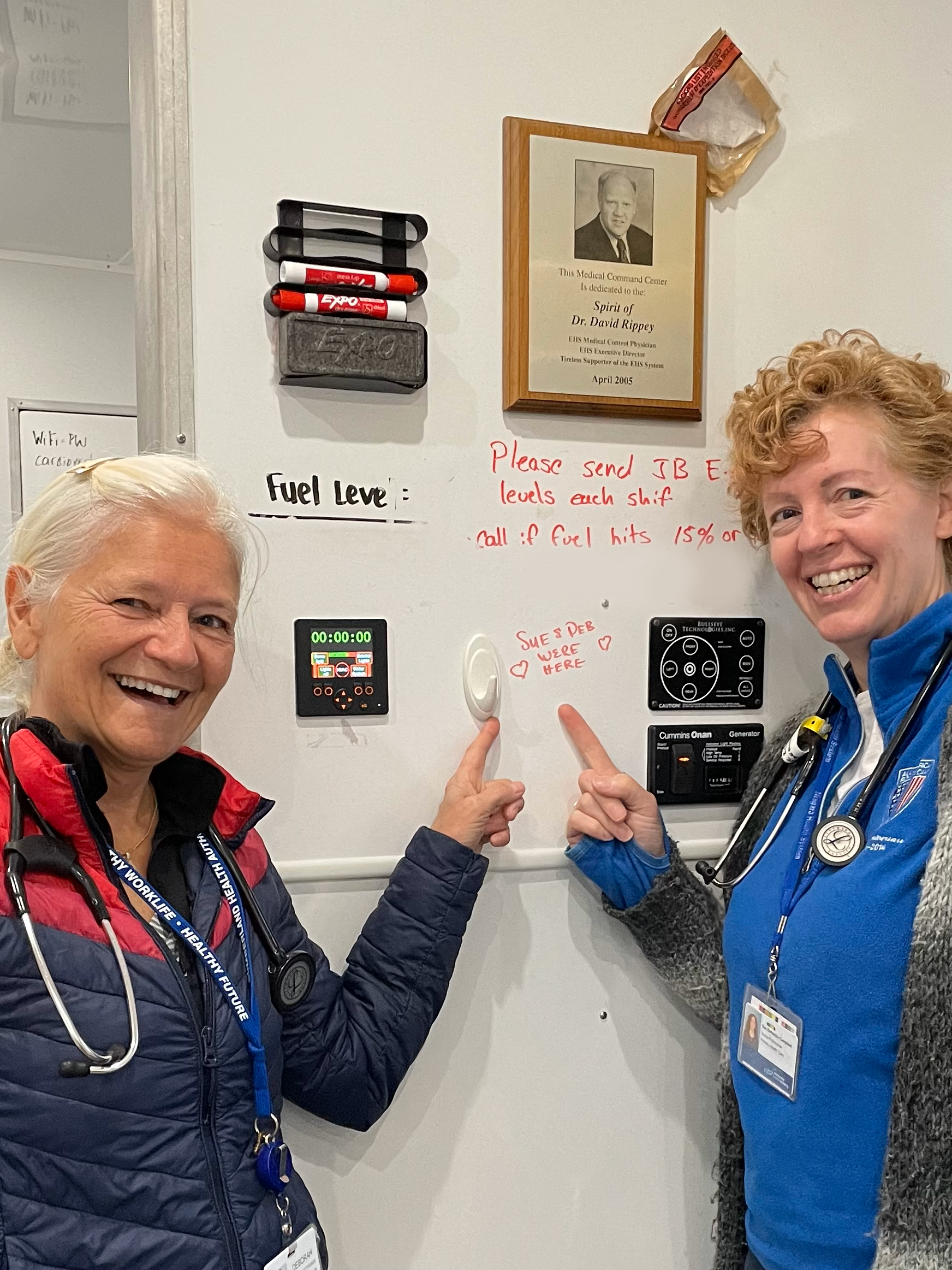 Sue Battersby-Campbell And Deb Blois
