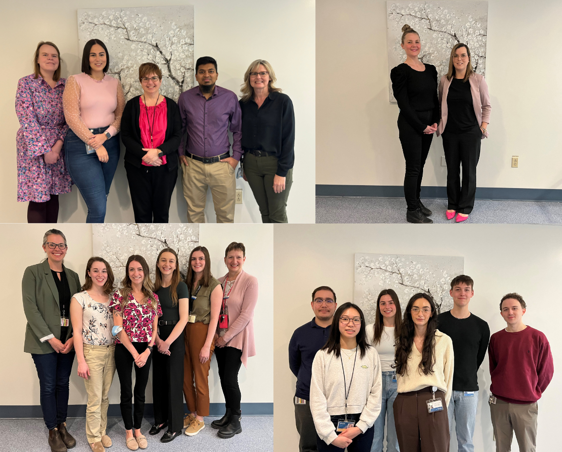 Group photo collage of the Atlantic Canada Research Unit Team, 19 people total 