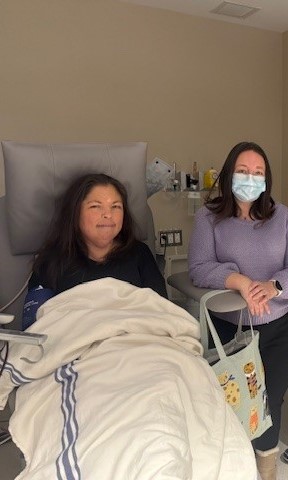 A photo of the two patient partners together