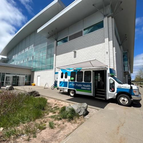A photo of one of the mobile care clinics.