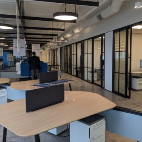 A photo of the Health Innovation Hub's new physical space