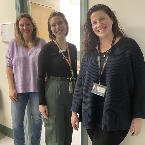 Three members of the critical care research team